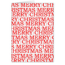 Merry Christmas Greeting Card