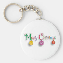Merry Christmas Keychain