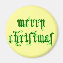 merry christmas magnet