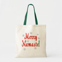 Merry Christmas Namaste Gifts Bag