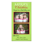 Merry Christmas photocard Customized Photo Card