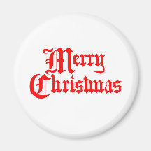 Merry-Christmas Refrigerator Magnet