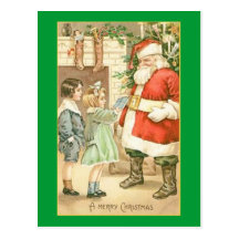 Merry Christmas Santa Post Cards