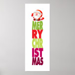 Merry Christmas Santa Poster