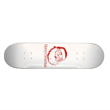 Merry Christmas Skate Board