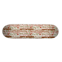 Merry Christmas Skateboard