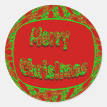 Merry Christmas Sticker