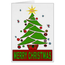 Merry Christmas Tree Card