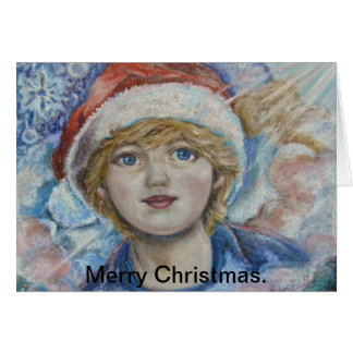 Yumi Sugai. Greeting Card - merry_christmas_yumi_sugai_greeting_card-r246939cea4dd471d98b84c5b80833f08_xvuak_8byvr_324