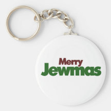 Merry Jewmas Key Chain