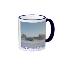 Merry White Christmas Coffee Mug