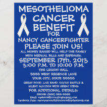 Mesothelioma Cancer Benefit Flyer
