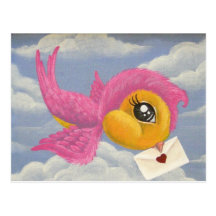 Message of Love Postcard