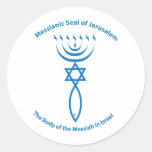 Messianic Jewish Seal of Jerusalem Sticker