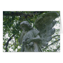Metairie Angels Statues Card