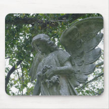 Metairie Angels Statues Mouse Pads