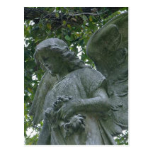 Metairie Angels Statues Postcard