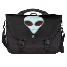 Metal Alien Head 01 Laptop Bag
