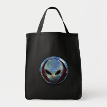 Metal Alien Head 03 Bag