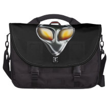 Metal Alien Head Laptop Bags