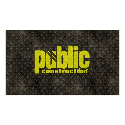 Metal Construction Business Card
