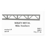 metal girder business card templates