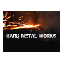 Metal works invitation