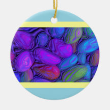Metallic Rocks Christmas Ornament