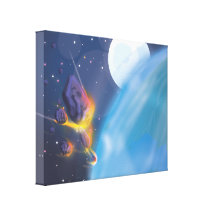 Meteorite Entering Earths Atmosphere Canvas Prints