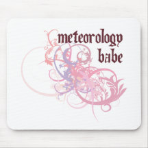 Meteorology Babe Mouse Pad
