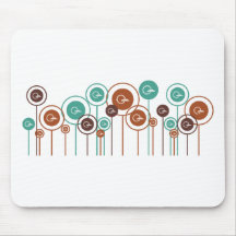Meteorology Daisies Mouse Mats