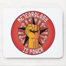 Meteorology Is Power Mouse Mat