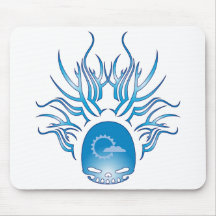 Meteorology Skull Mouse Mat