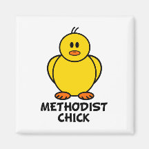 Methodist Chick Fridge Magnets