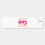 Mexican Axolotl Reptile Icon Bumper Stickers