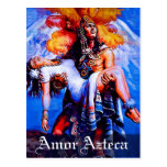 Mexican Aztec Legend Iztaccihuatl Popocatepetl Post Card