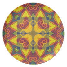 Mexican Geometrics Party Plates