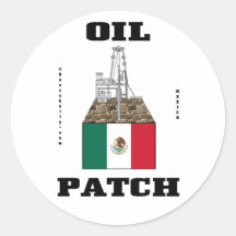 Mexican Oil Fields Sticker,Mexico,Oil,Gas,Rigs