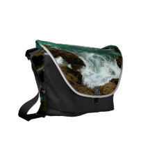 Mexican Pacific Surge; No Text Commuter Bag