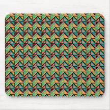 mexican style print mouse pad