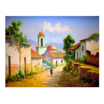 Mexican Village of El Quilete Postcard