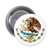 Mexico Coat of Arms Button