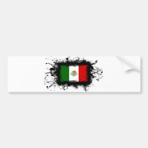 Mexico Flag Bumper Sticker