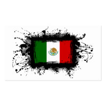Mexico Flag Business Cards