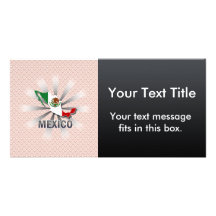 Mexico Flag Map 2.0 Photo Card Template