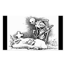 Mexico's "Day of the Dead" circa 1949 Business Card Template