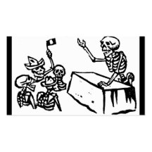 Mexico's "Day of the Dead" "Dia de los Muertos" Business Card Templates
