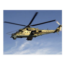 MI-24 Hind Postcard
