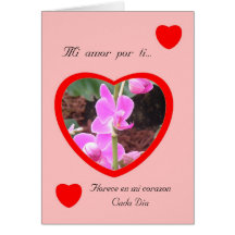 MI amor Por ti San Valentin Cards