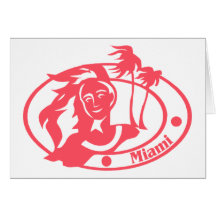 Miami Greeting Card
